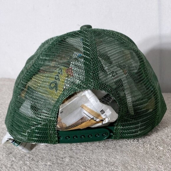 Hit Wear Green Cardboard Chariot Race Mesh Back Snap Back Trucker Style Hat - Picture 5 of 10
